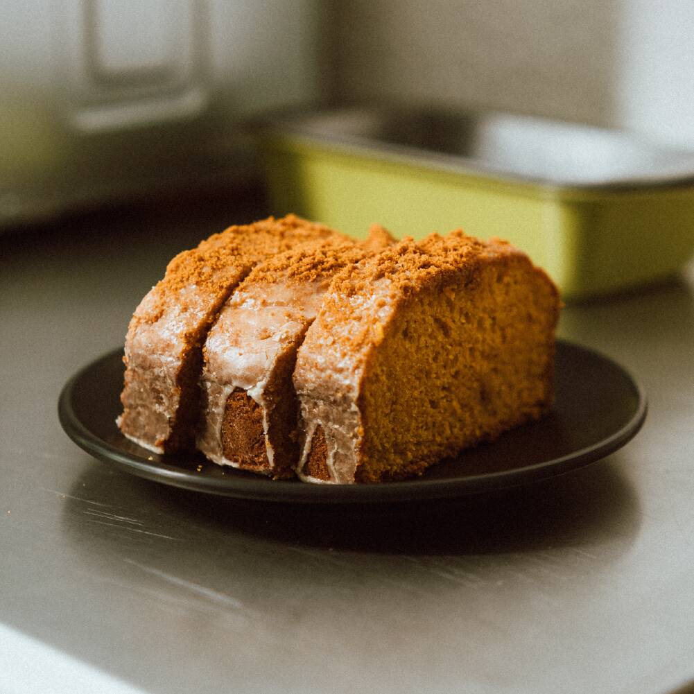 Rebanada de Panqué de Pumpkin