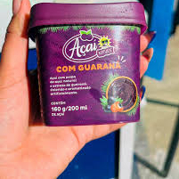 Açaí adoçado com Guaraná.