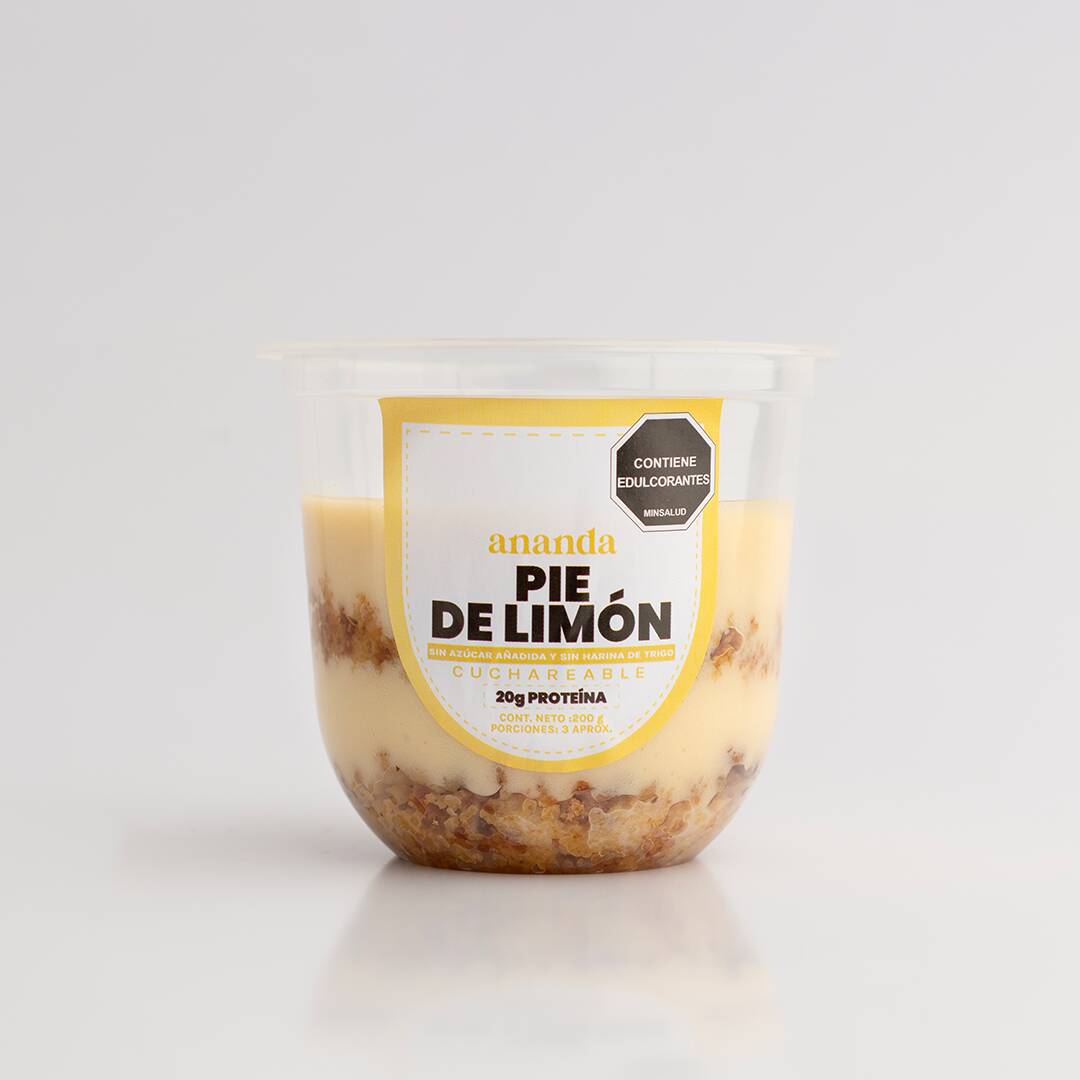 Cuchareable Pie Limón Sin Azúcar/Sin Gluten