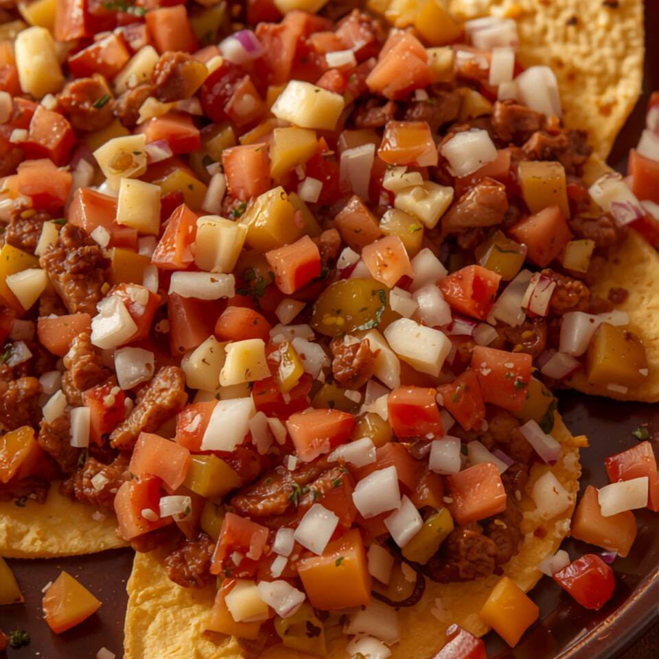 Nachos con Pastor