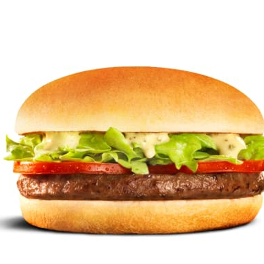 Pão, carne, cheddar fatiado, batata palha, salada e billy jack