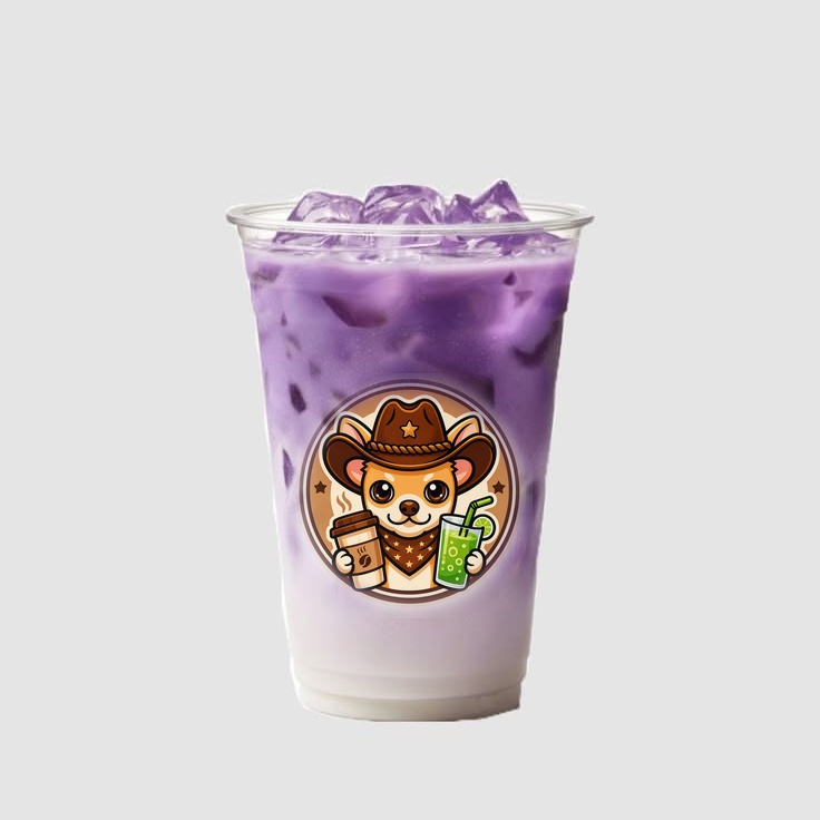 Latte de Taro Frío Baki