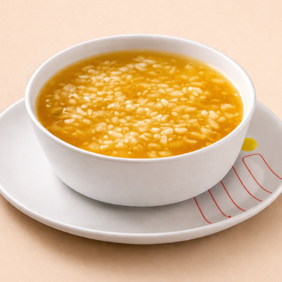 Consome con Arroz Blanco