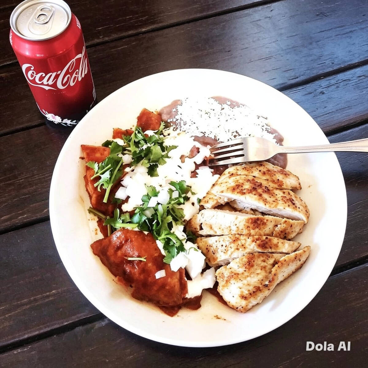 Chilaquiles con Pechuga Asada