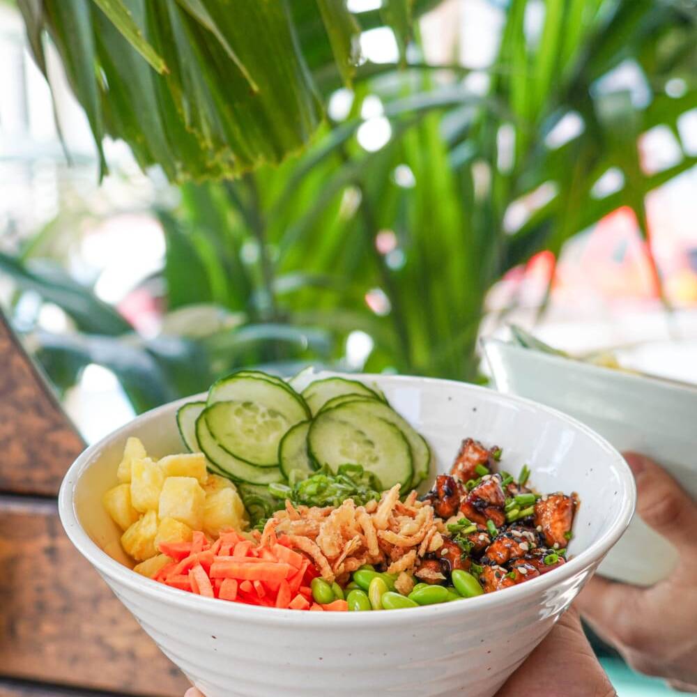 Chicken poke bowl