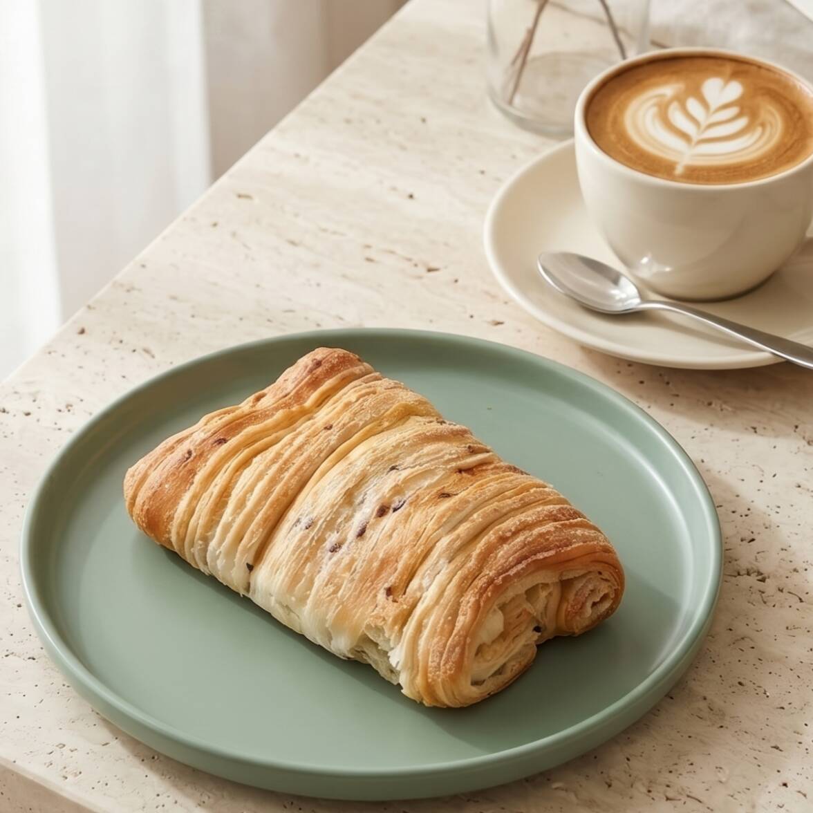 Pan Suizo Jamón y Queso Integral