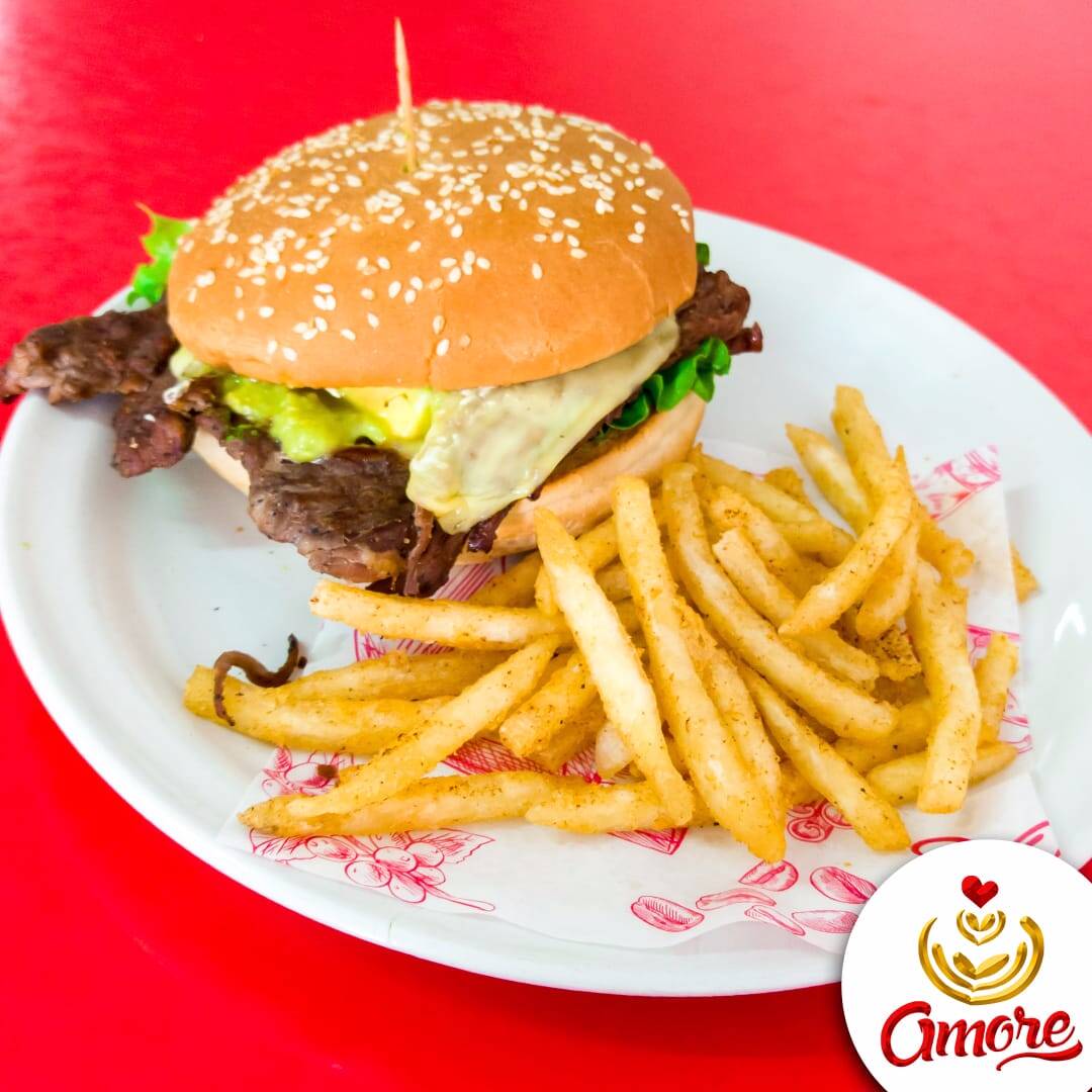 Hamburguesa a la Plancha de Arrachera