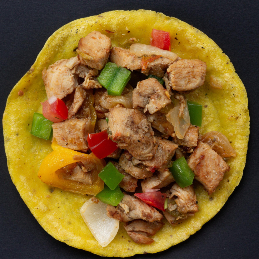 Taco de Pechuga En Alambre