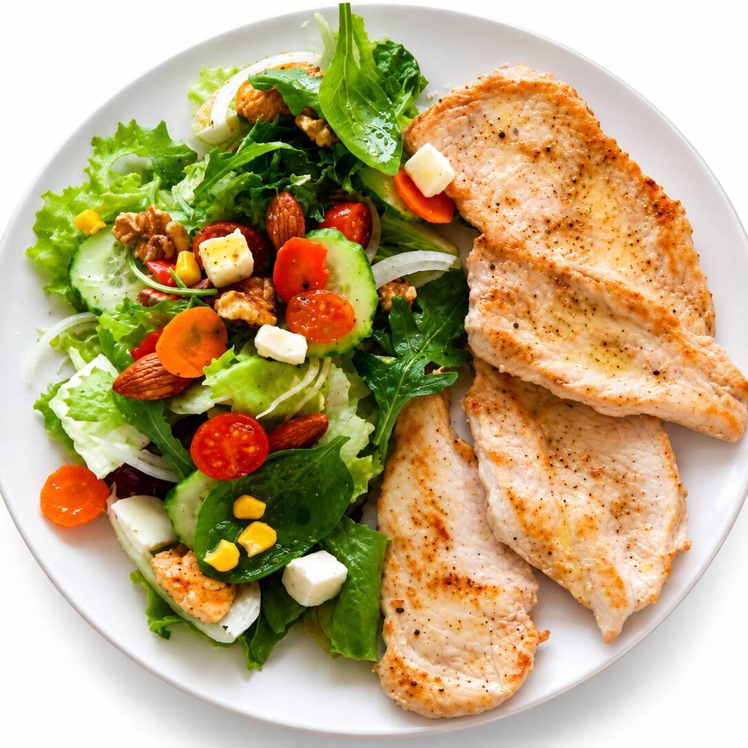 Pechuga de Pollo con Guarnición