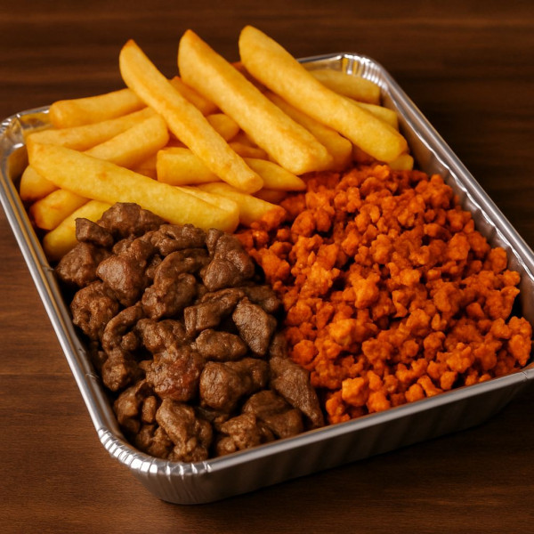 Charola Bistec de res c/ longaniza (1/2kg)