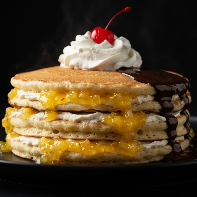 Pancakes Choco Roles