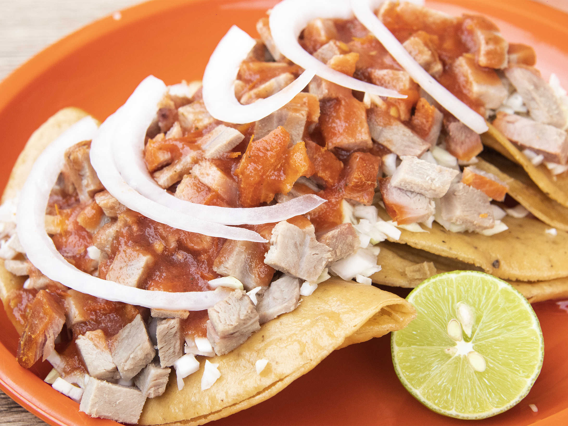 Taco con CARNITAS ( Individual )