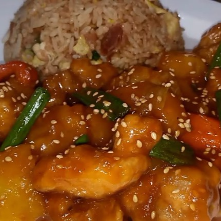 Pollo en Trozos con Piña