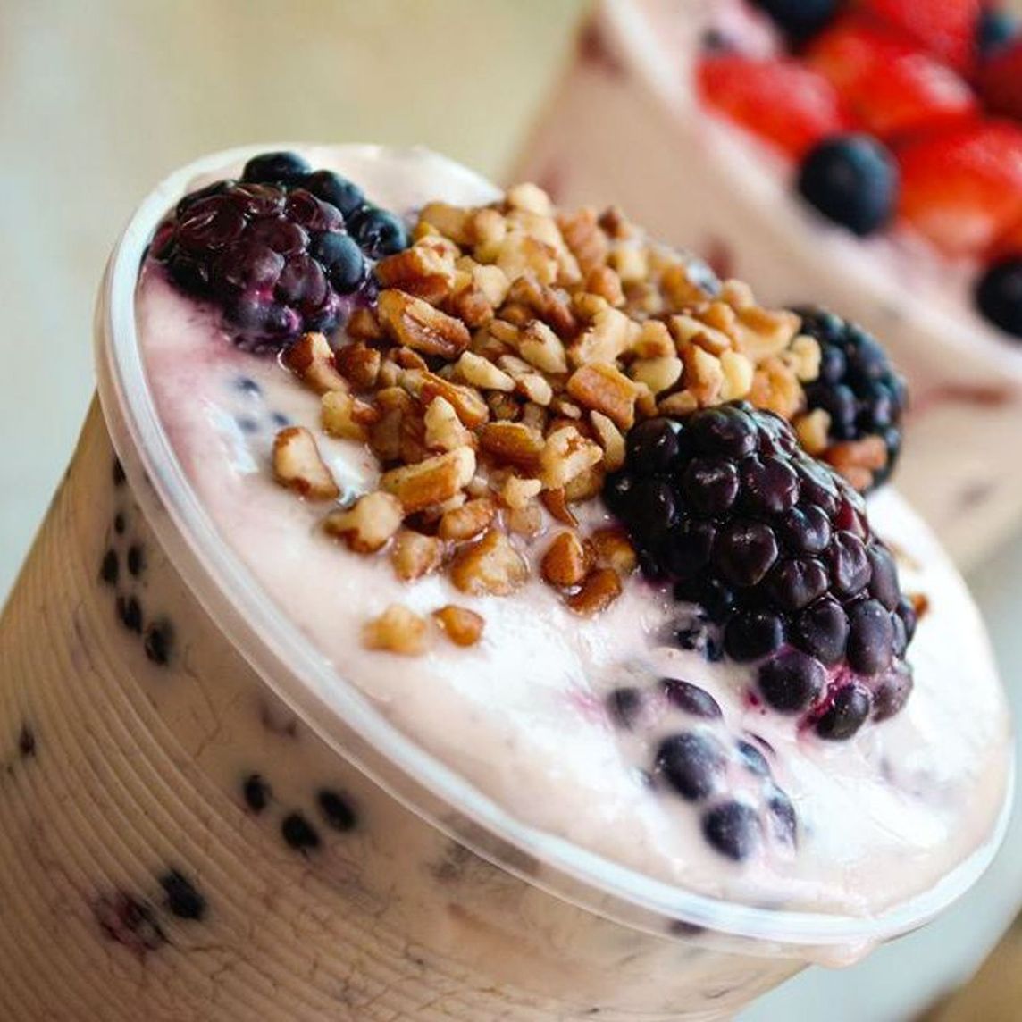 Zarzamoras con crema