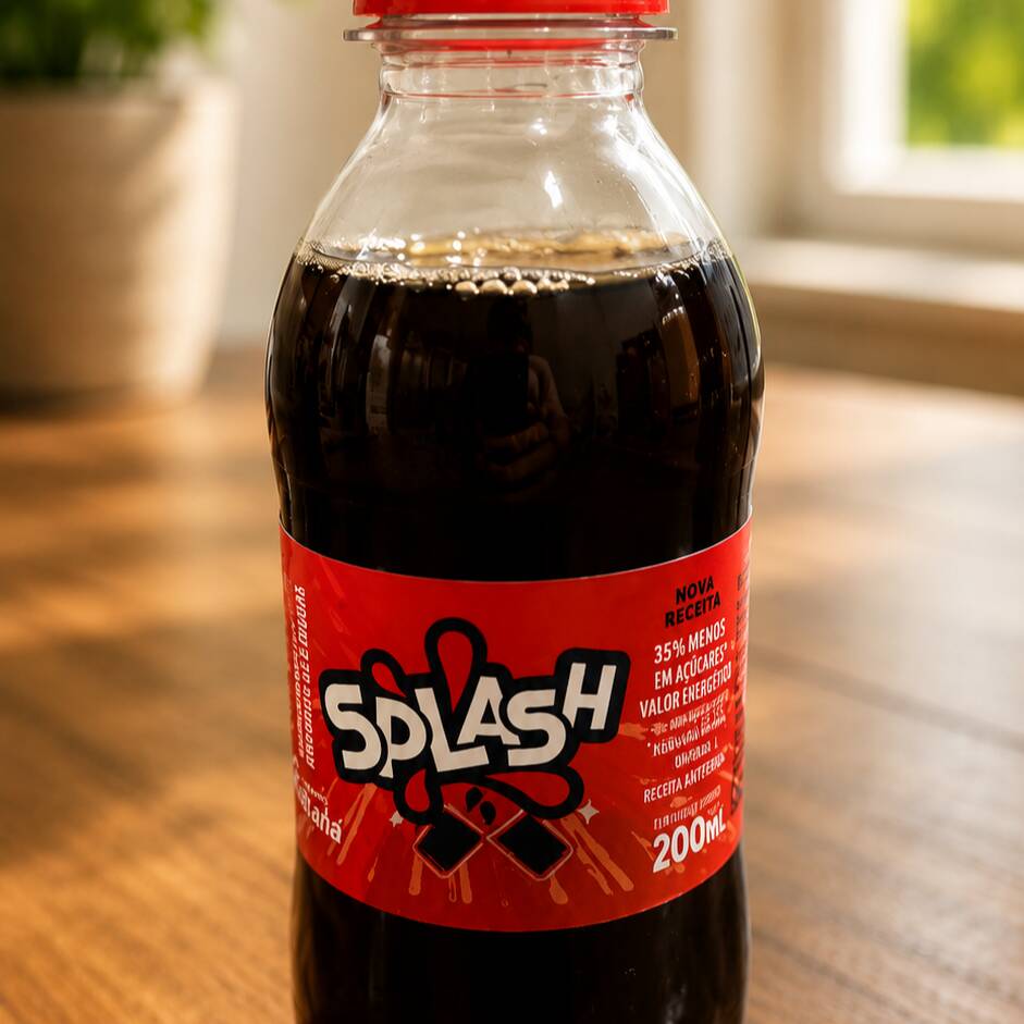 SPLASH SABOR COCA COLA 200ML,
PARA ACONPANHAR A SUA DELICIOSA MARMITA...