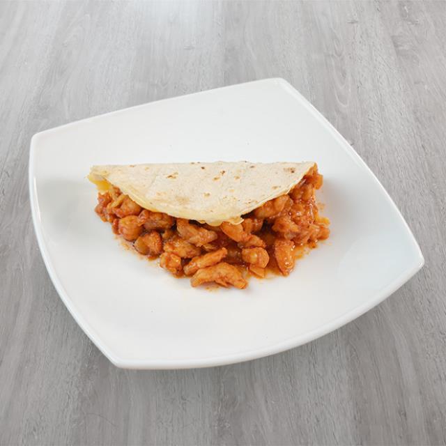 Taco de Camarón con Chipotle
