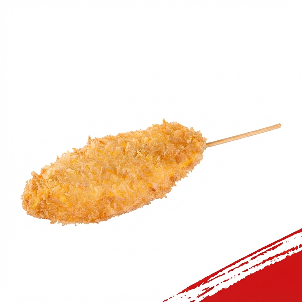 Kushiage de Plátano con Queso (3 Pzas)