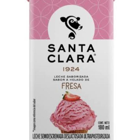LECHE SANTA CLARA SABOR HELADO DE FRESA