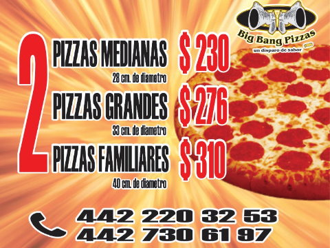 big bang pizzas