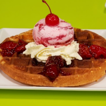 Wafles de Frutos Rojos
