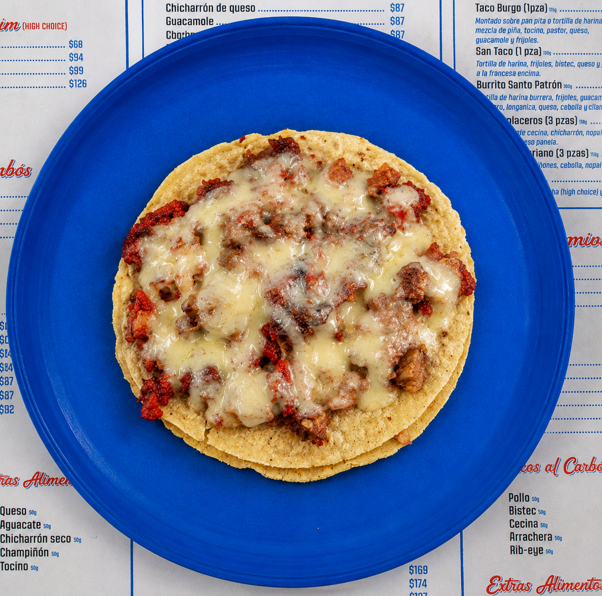 Taco Campechano con queso