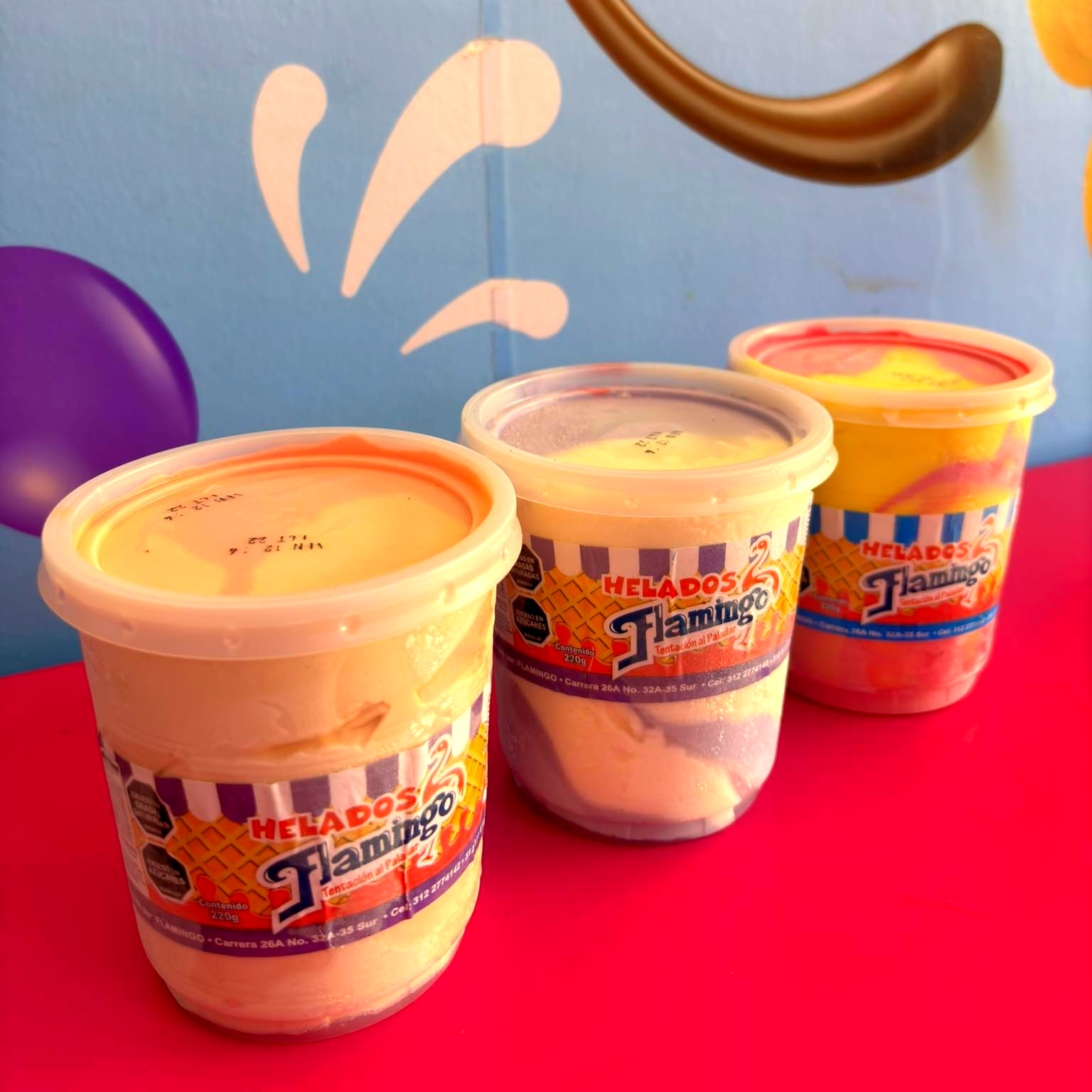 Medio Litro de Helado X3