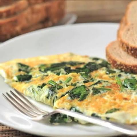 Omelette de Espinaca