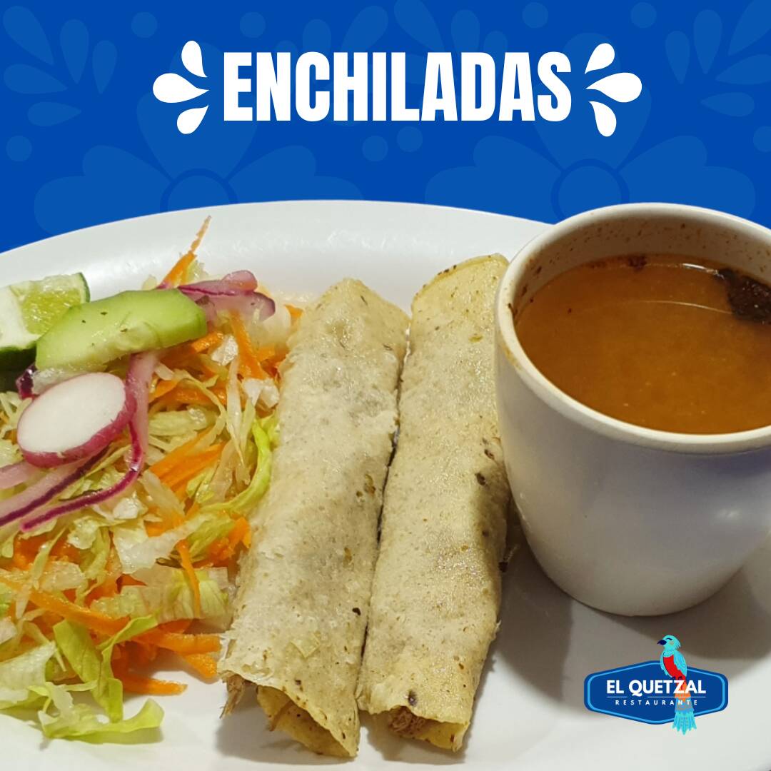 4 Enchiladas + Refresco