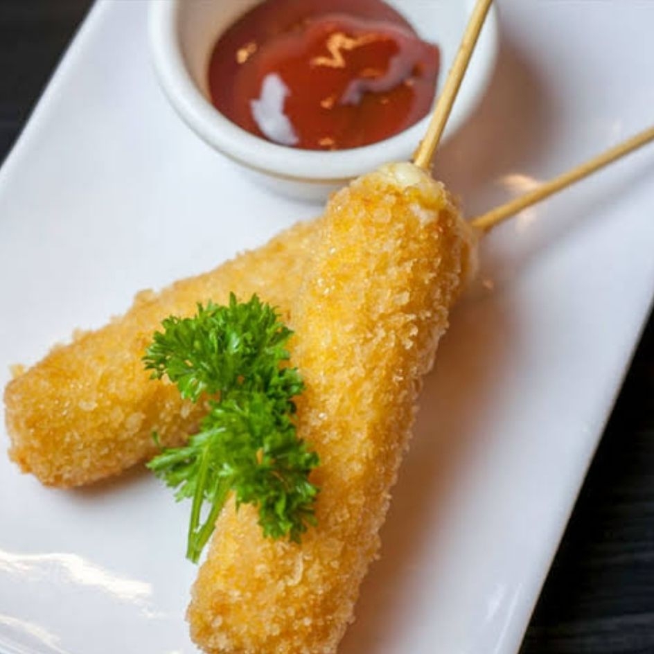 Kushiages de Queso