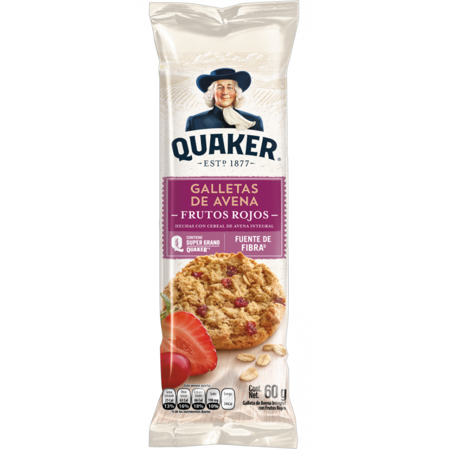 QUAKER FRUTOS ROJOS 60G