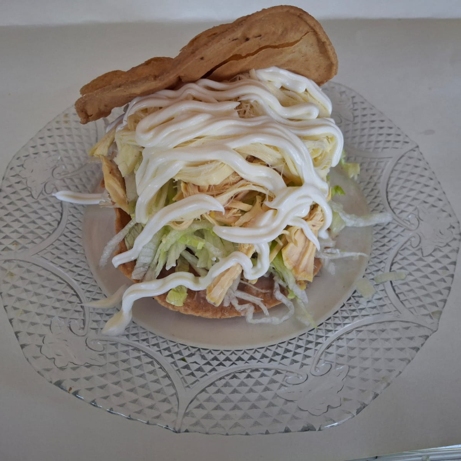 Tostadas de Pollo.