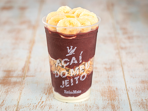 Sugerimos a escolha seus toppings. Nosso açaí é enviado montado - toppings não poderão ser enviados à parte.