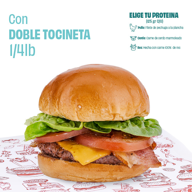Con Doble Tocineta
