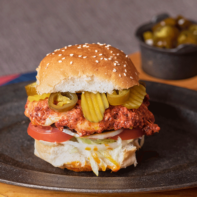 Hamburguesa con Choriqueso
