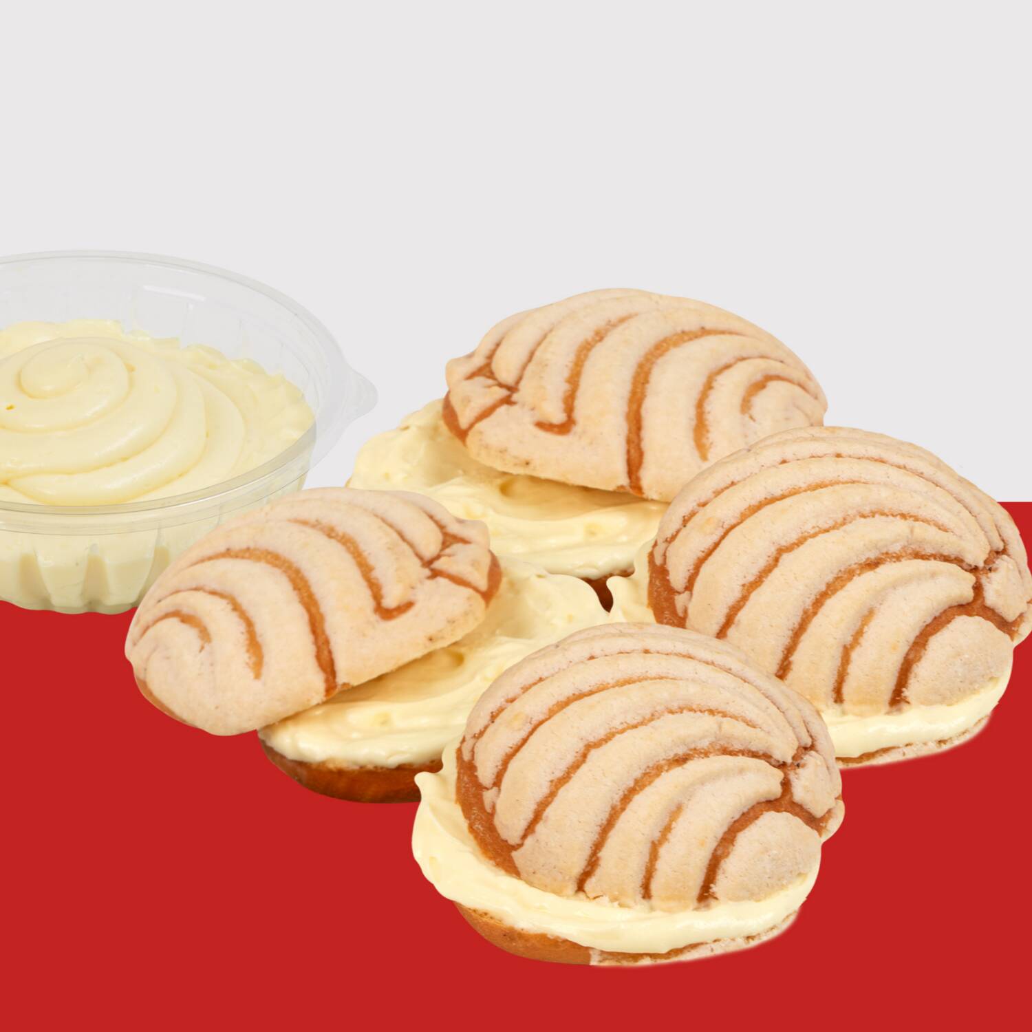 Combo 4 conchas + ¼ natilla