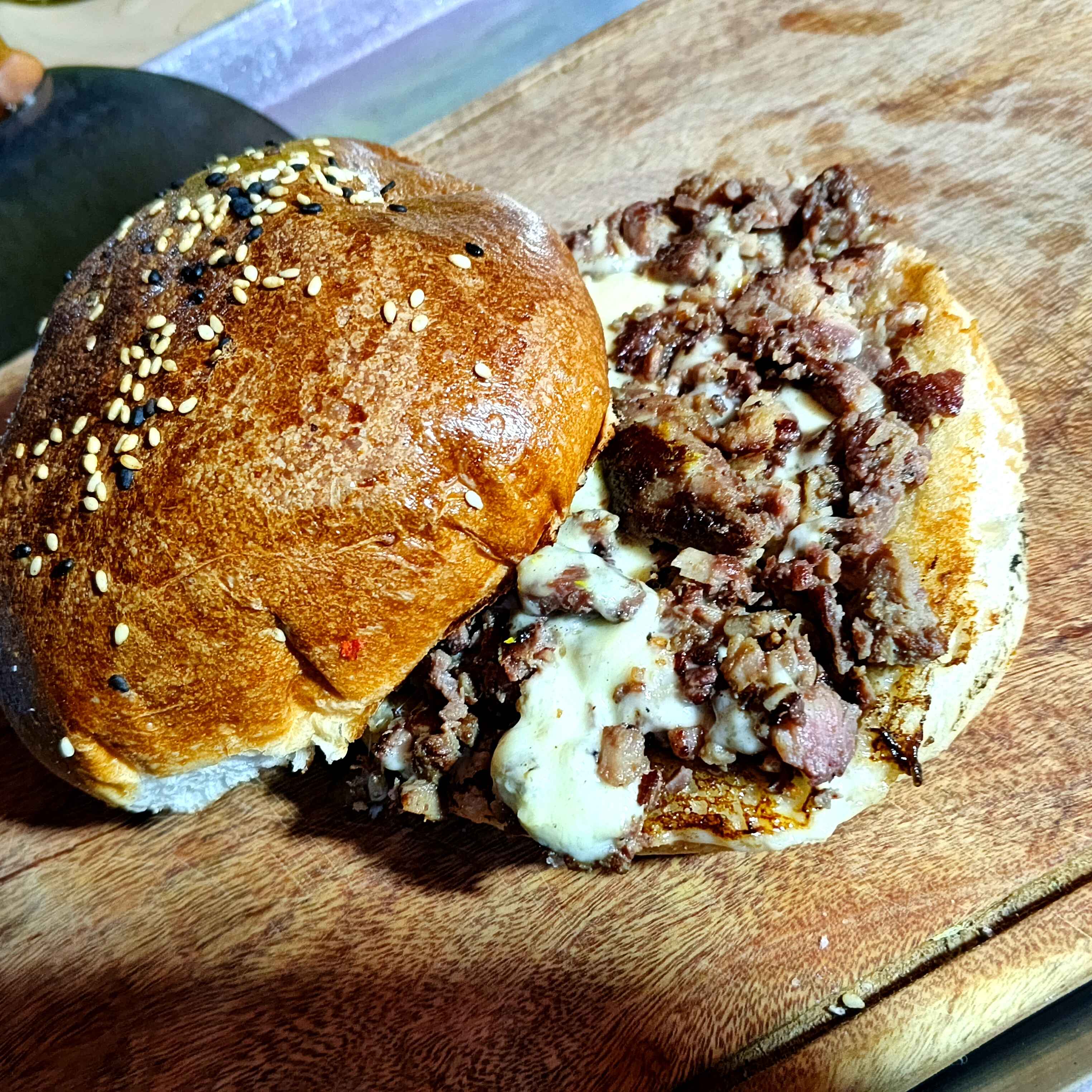 Hamburguesa de Carne Asada
