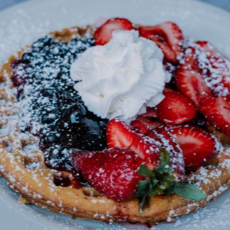 Waffle Red And Blue