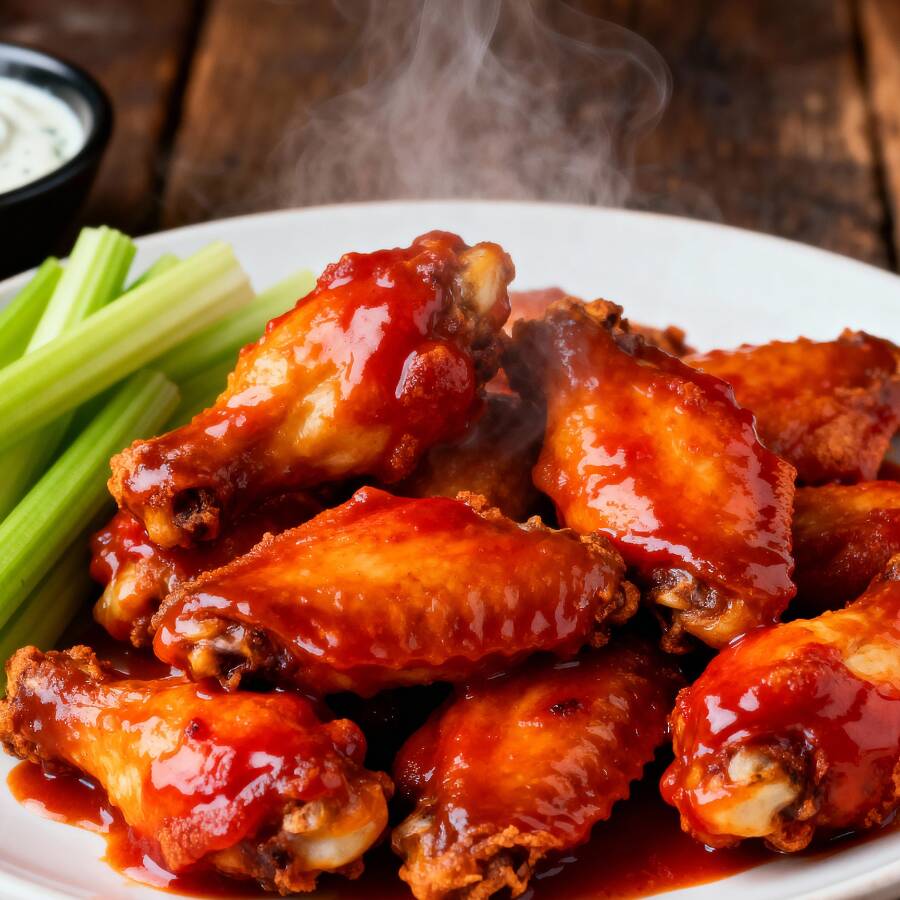 😋🍗Deliciosas Alitas Orden Individual (12pzs)