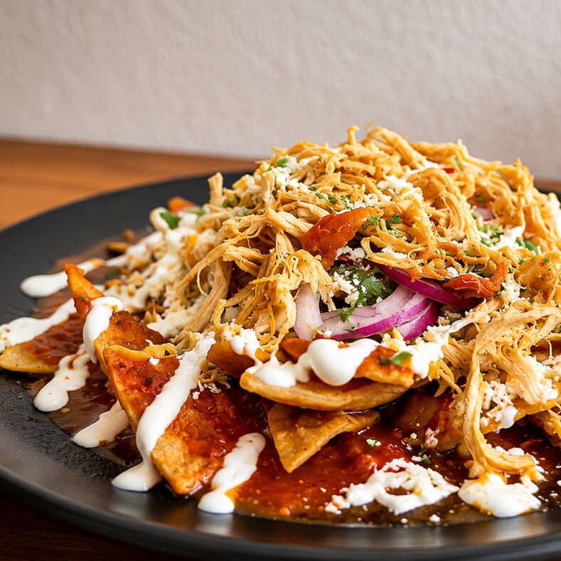 Chilaquiles Con Pollo