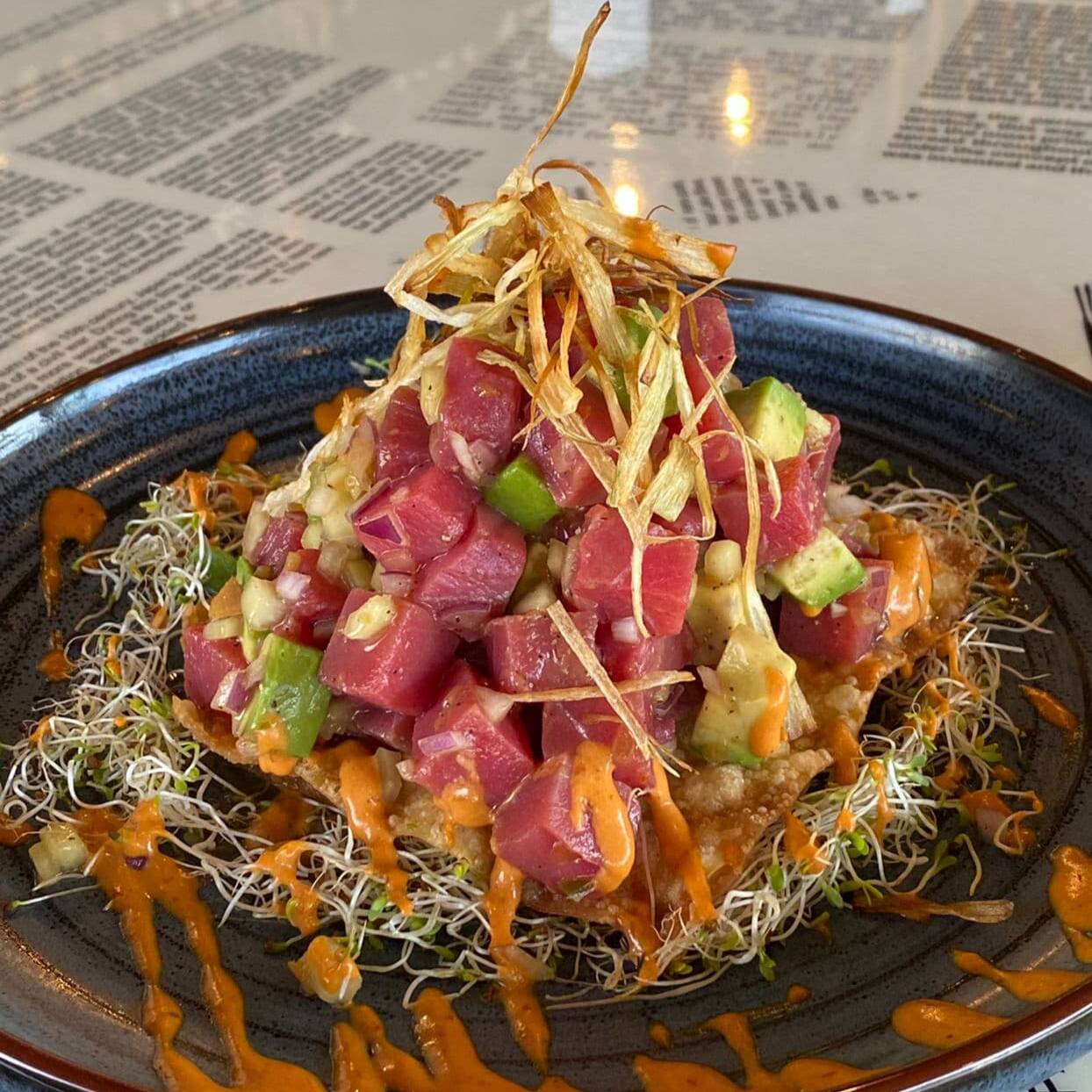 Won Tuna Tostada
