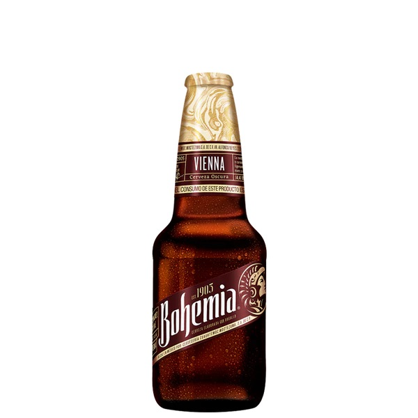 Cerveza Bohemia Oscura Vidrio 355 Ml