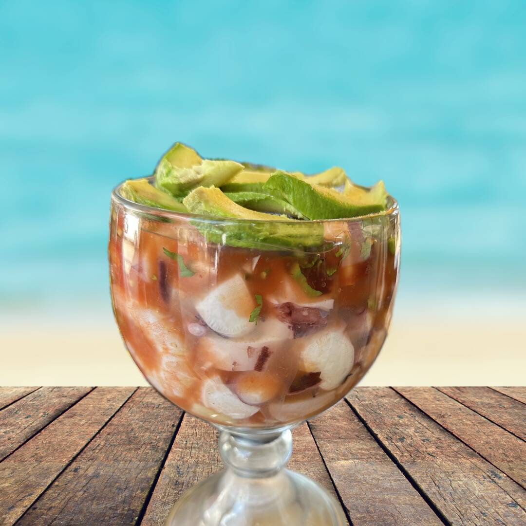 Coctel Chabela de Camarón con Pulpo