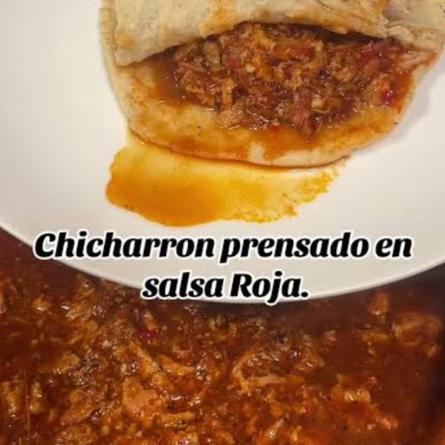 Orden de gorditas con Chicharrón prensado