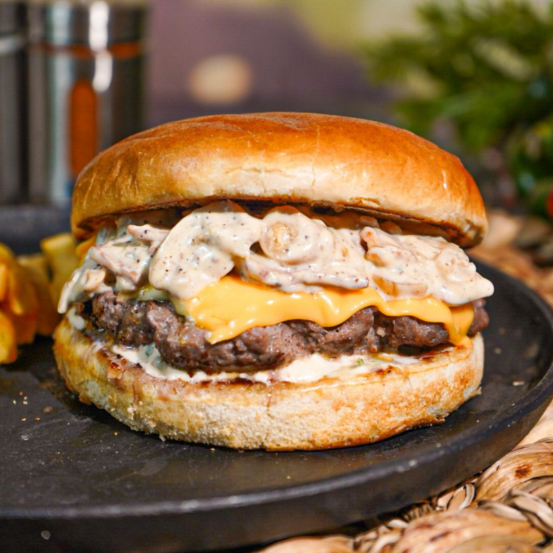 Hamburguesa Gourmet + Papas Fritas