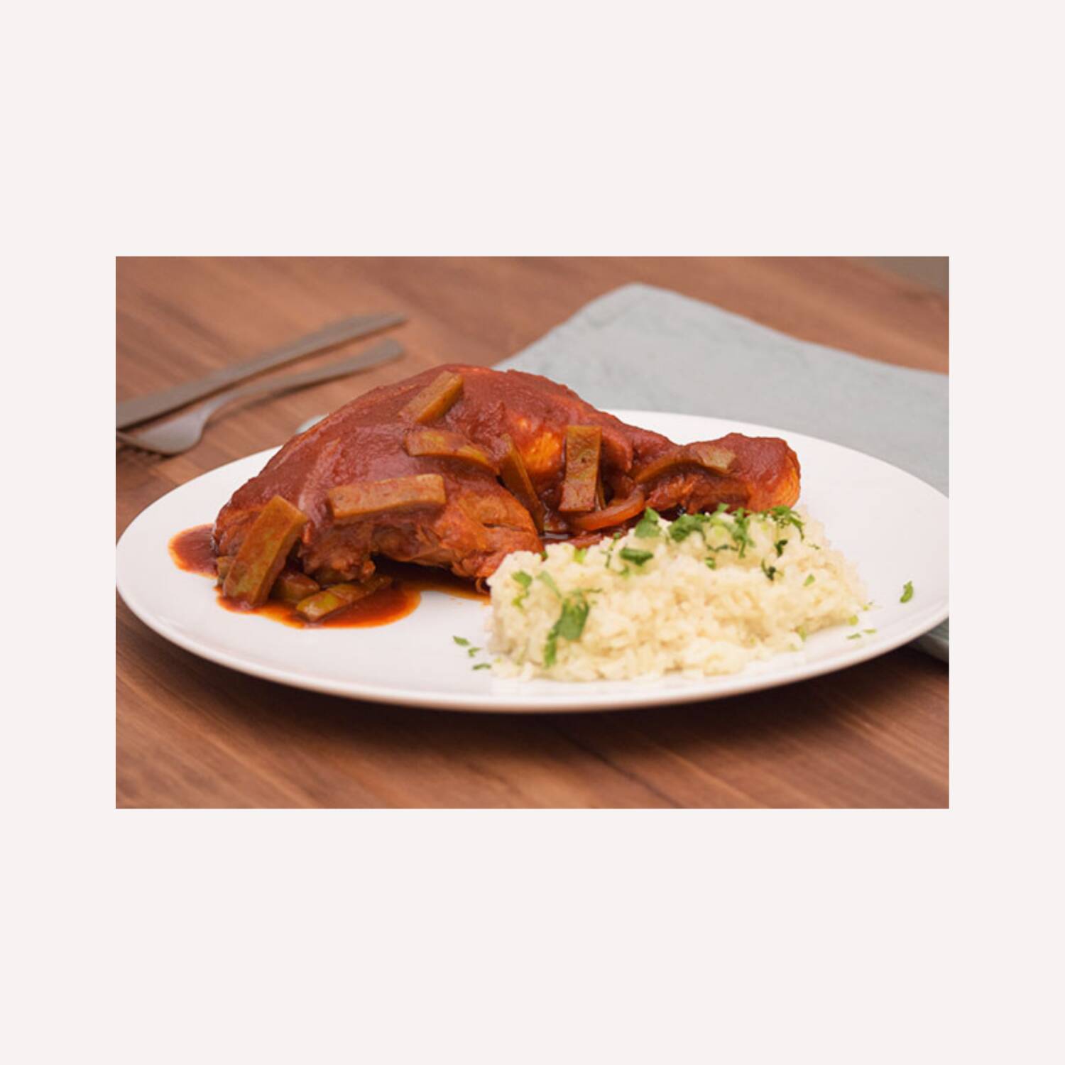 Comida Pollo en Pasilla