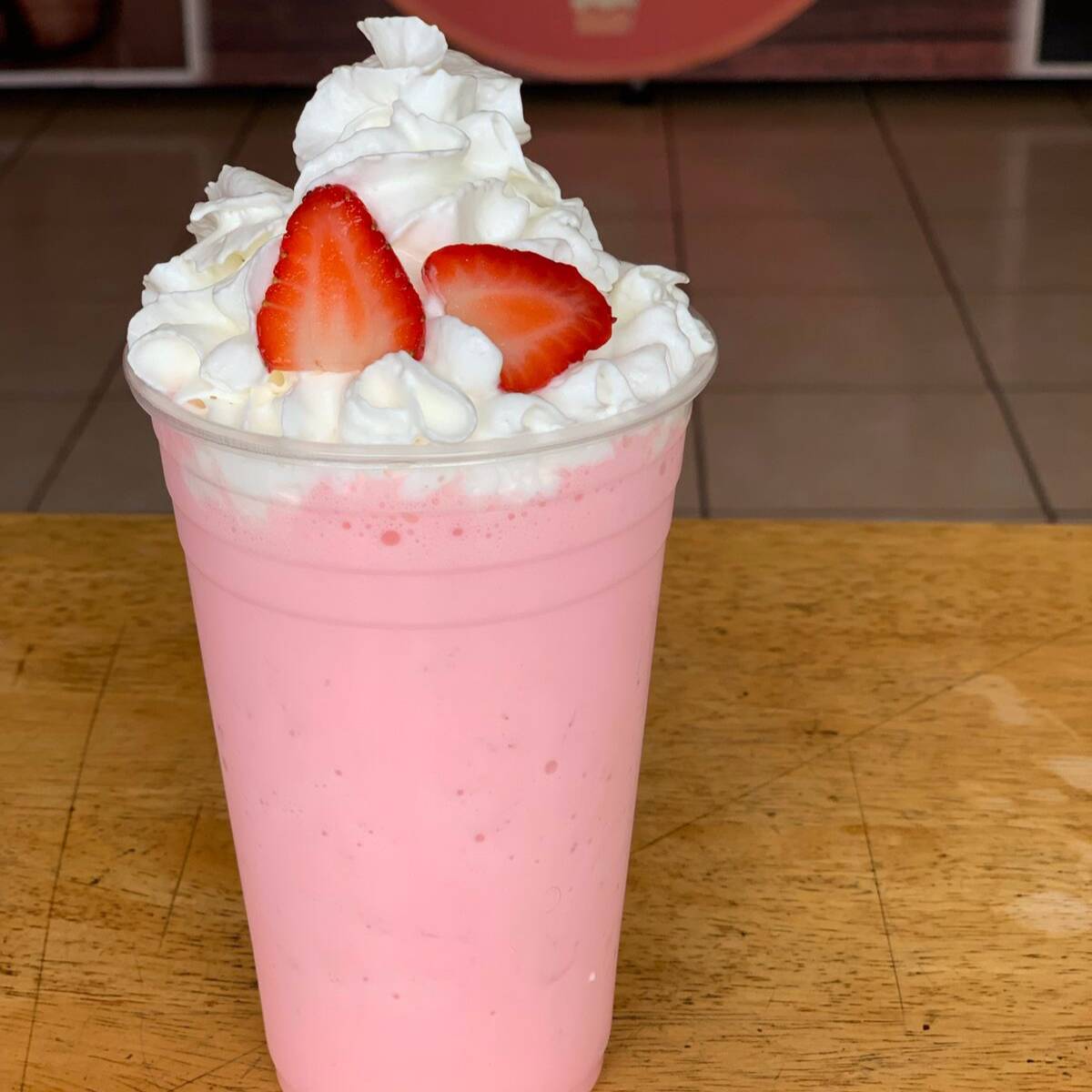 Malteada de Fresa