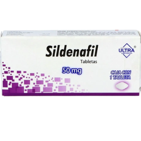 Sildenafil 50 Mg Caja Con1TabletaUltraLaboratorios