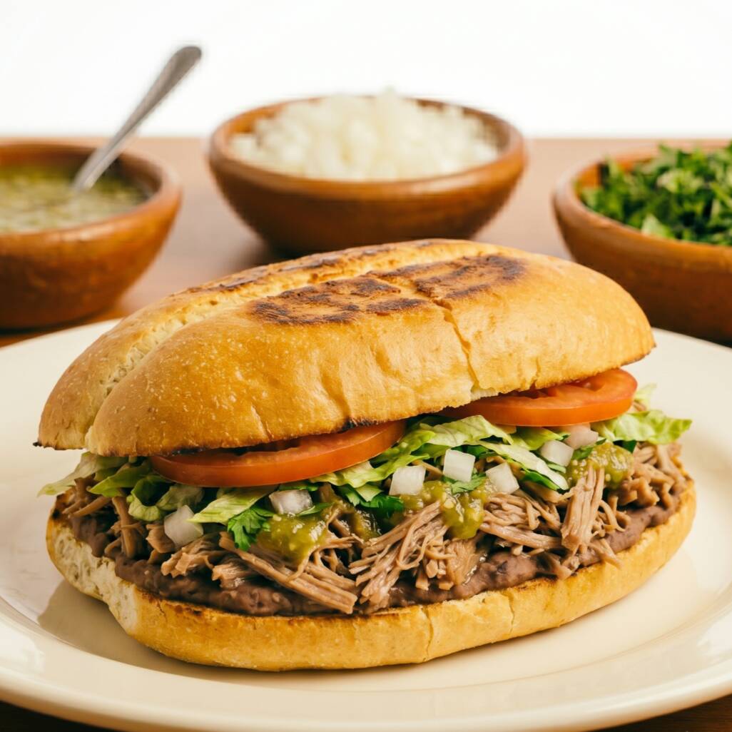Torta de Carnitas