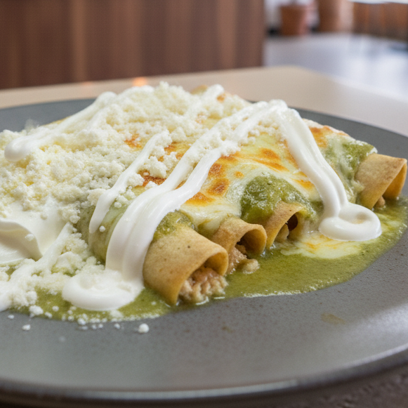 Enchiladas Suizas Verdes