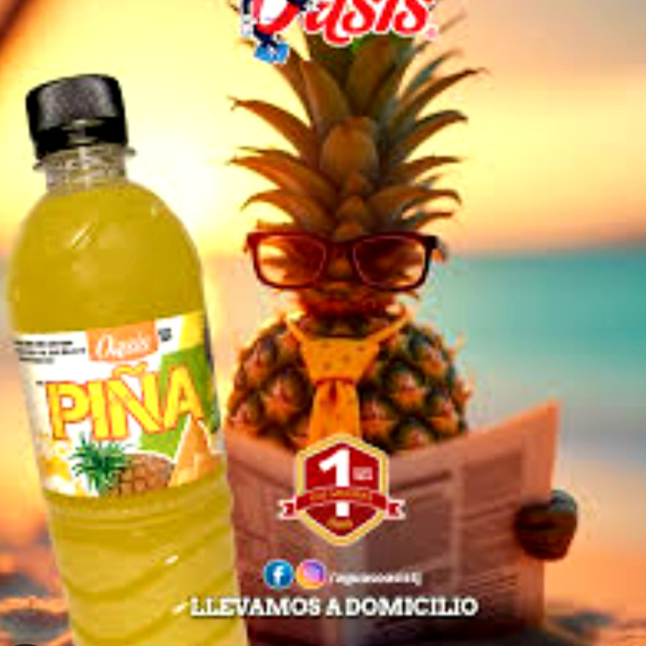Agua Oasis Piña 500 ml